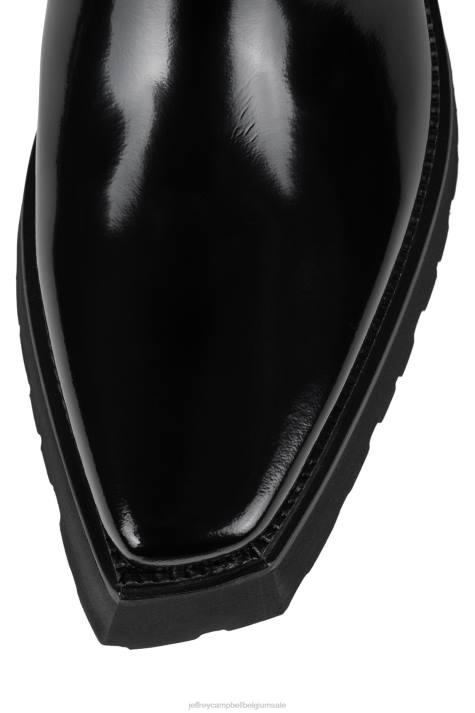 vrouwen Jeffrey Campbell glam-punk zwarte doos V2LZ521 enkel laarzen