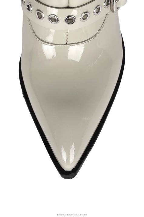 vrouwen Jeffrey Campbell ignatius-b grijs patent V2LZ660 enkel laarzen