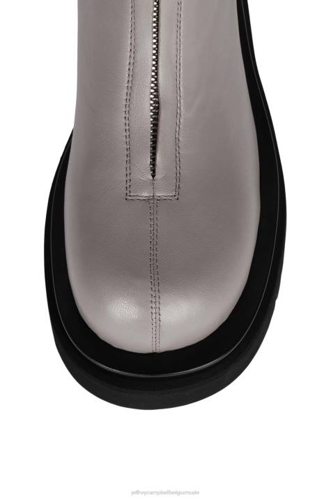 vrouwen Jeffrey Campbell ingedommeld lichtgrijs V2LZ624 enkel laarzen