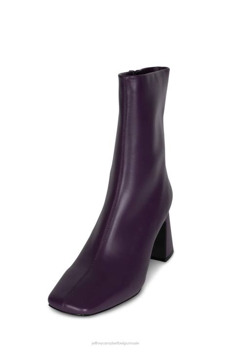 vrouwen Jeffrey Campbell jerema aubergine V2LZ543 enkel laarzen