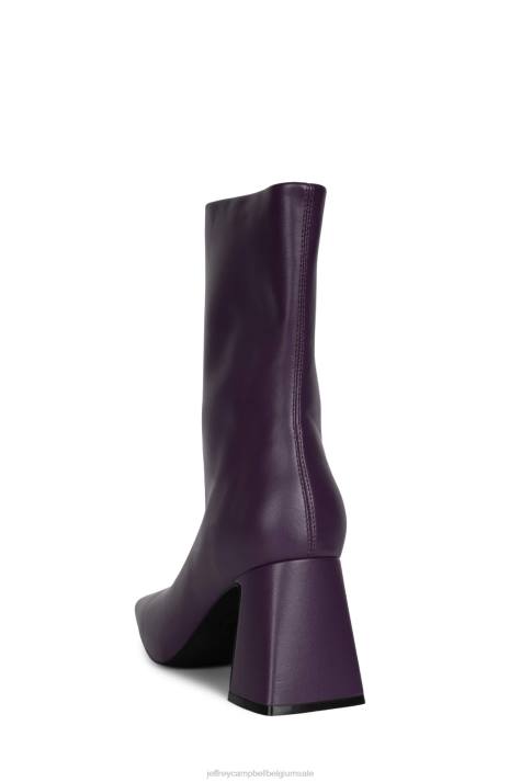 vrouwen Jeffrey Campbell jerema aubergine V2LZ543 enkel laarzen