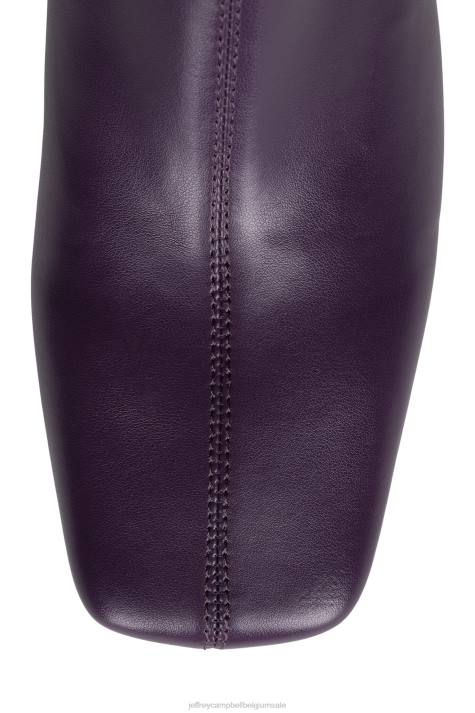 vrouwen Jeffrey Campbell jerema aubergine V2LZ543 enkel laarzen