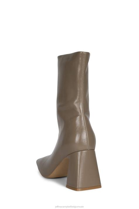 vrouwen Jeffrey Campbell jerema donker beige V2LZ541 enkel laarzen