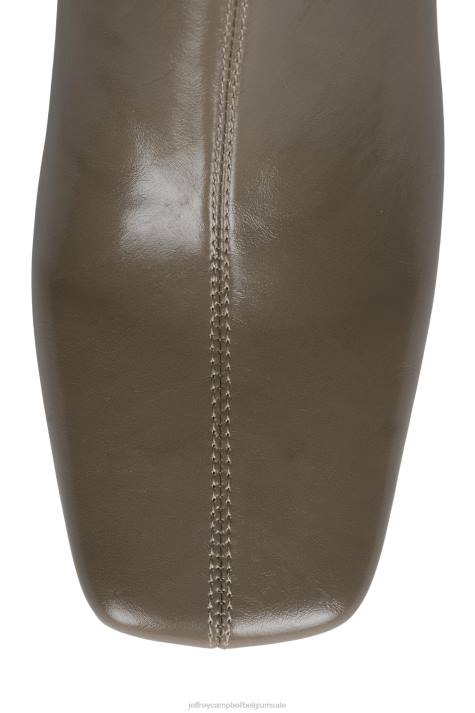 vrouwen Jeffrey Campbell jerema donker beige V2LZ541 enkel laarzen