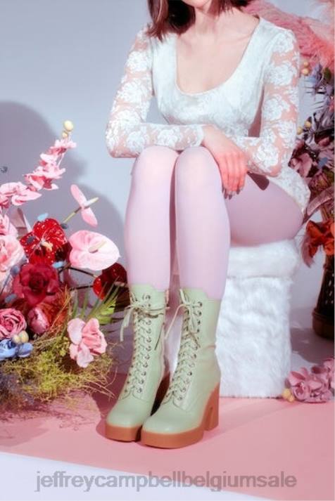 vrouwen Jeffrey Campbell kartini-lu munt V2LZ464 enkel laarzen