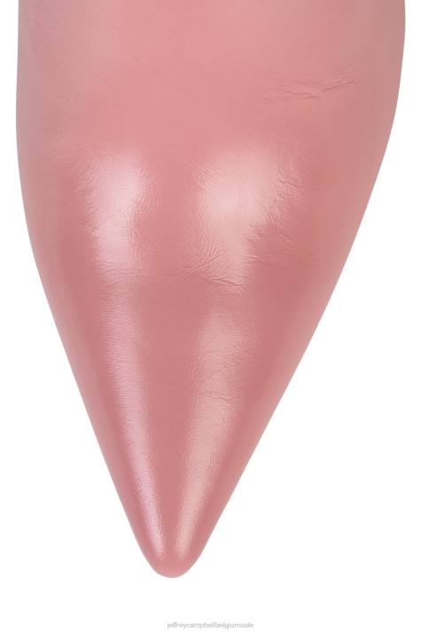 vrouwen Jeffrey Campbell katerina roze gekreukt patent V2LZ437 enkel laarzen