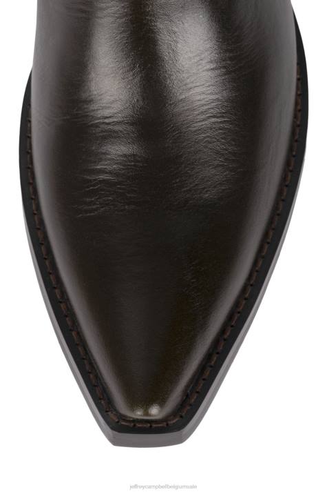 vrouwen Jeffrey Campbell kruispunt kaki tapijt met meerdere bloemen V2LZ411 enkel laarzen