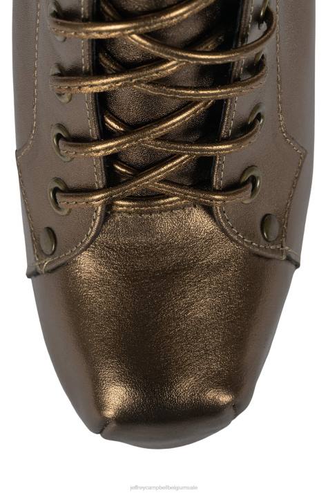 vrouwen Jeffrey Campbell lita bronzen V2LZ398 enkel laarzen