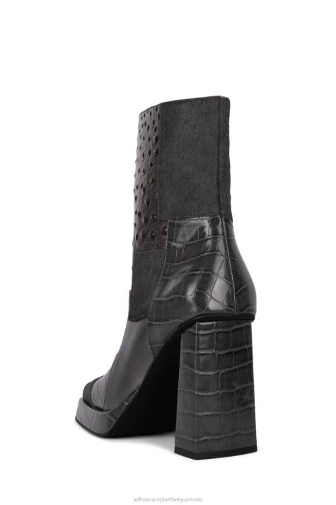 vrouwen Jeffrey Campbell maximaal-lc grijze exotische combo V2LZ619 enkel laarzen