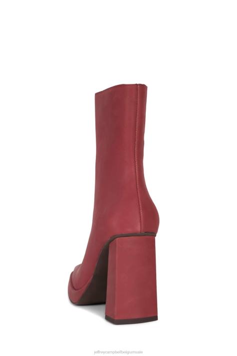 vrouwen Jeffrey Campbell maximaal-lo rood V2LZ502 enkel laarzen