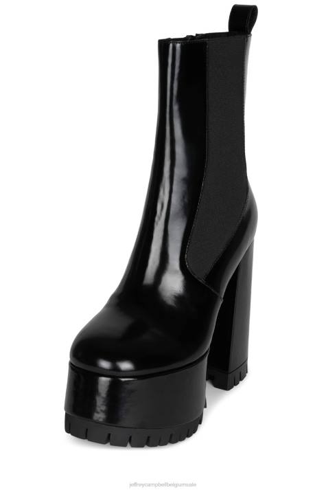 vrouwen Jeffrey Campbell menigte-2 zwarte doos V2LZ534 enkel laarzen