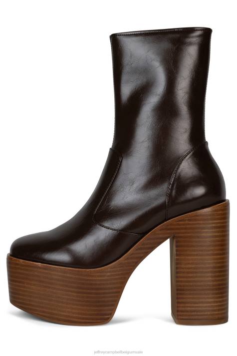 vrouwen Jeffrey Campbell mexicaans-2 bruin V2LZ577 enkel laarzen