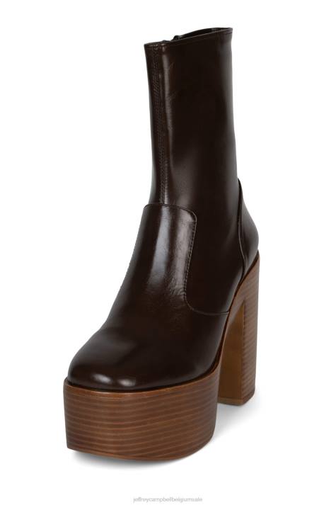 vrouwen Jeffrey Campbell mexicaans-2 bruin V2LZ577 enkel laarzen