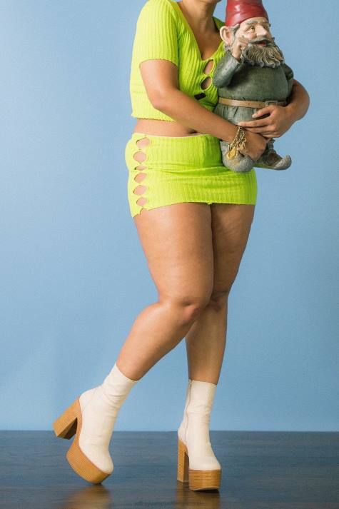 vrouwen Jeffrey Campbell mexicaans-2 ijs V2LZ580 enkel laarzen