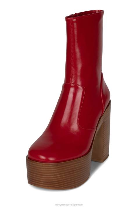 vrouwen Jeffrey Campbell mexicaans-2 rood V2LZ579 enkel laarzen
