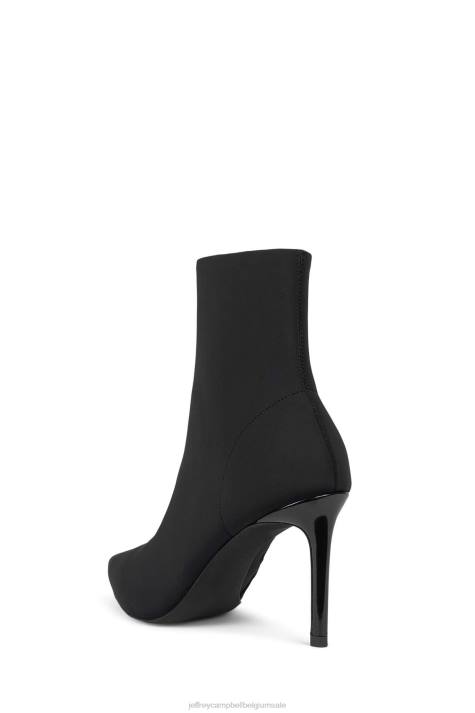 vrouwen Jeffrey Campbell nixie zwart neopreen V2LZ340 enkel laarzen