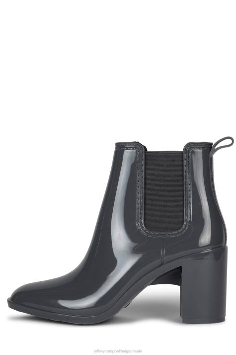 vrouwen Jeffrey Campbell orkaan2 grijs glanzend V2LZ896 enkel laarzen