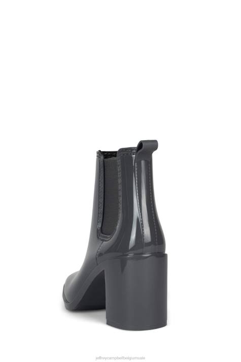vrouwen Jeffrey Campbell orkaan2 grijs glanzend V2LZ896 enkel laarzen
