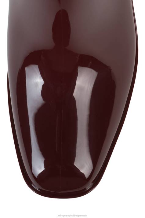 vrouwen Jeffrey Campbell orkaan2 wijn glanzend V2LZ899 enkel laarzen