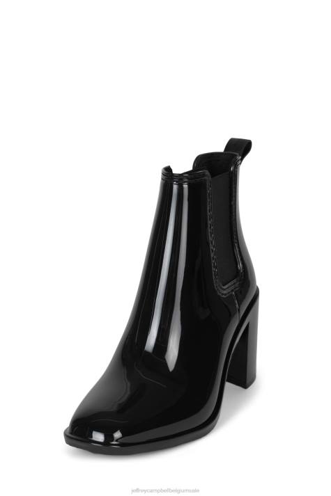 vrouwen Jeffrey Campbell orkaan2 zwart glanzend V2LZ898 enkel laarzen