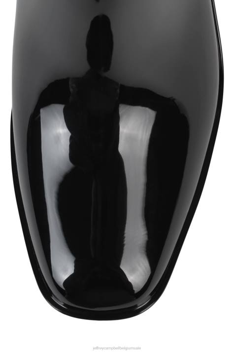 vrouwen Jeffrey Campbell orkaan2 zwart glanzend V2LZ898 enkel laarzen