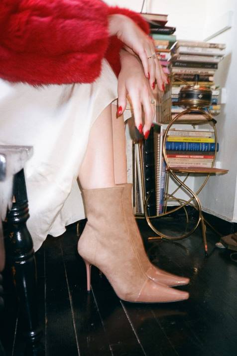 vrouwen Jeffrey Campbell overlevende beige doos beige V2LZ554 enkel laarzen