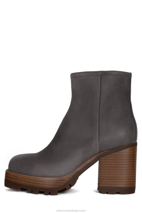 vrouwen Jeffrey Campbell overvloedig-l donker grijs V2LZ568 enkel laarzen