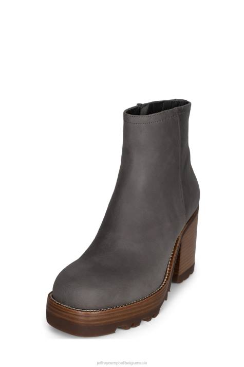vrouwen Jeffrey Campbell overvloedig-l donker grijs V2LZ568 enkel laarzen