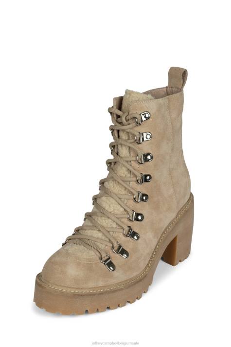 vrouwen Jeffrey Campbell owat-2 ijs suède ivoor honing V2LZ473 enkel laarzen
