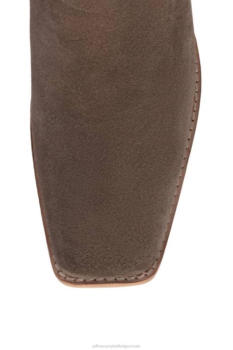 vrouwen Jeffrey Campbell partner taupe suède V2LZ453 enkel laarzen