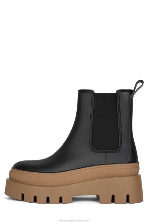 vrouwen Jeffrey Campbell regen-storm zwarte honing V2LZ891 enkel laarzen