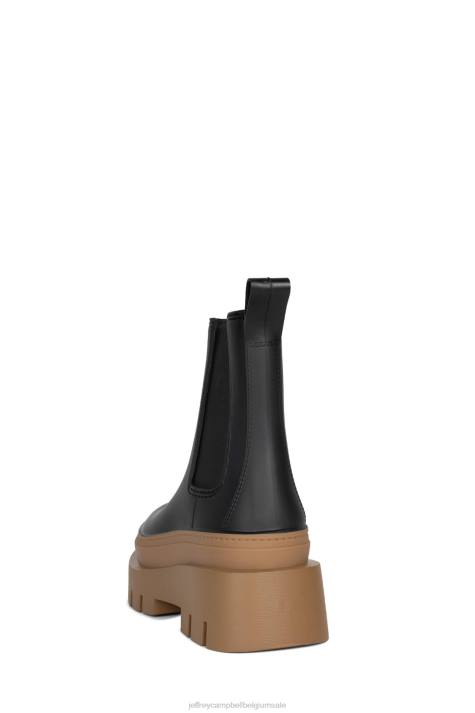 vrouwen Jeffrey Campbell regen-storm zwarte honing V2LZ891 enkel laarzen