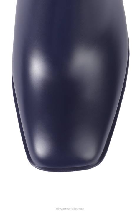 vrouwen Jeffrey Campbell regenachtige dag marine combi V2LZ893 enkel laarzen