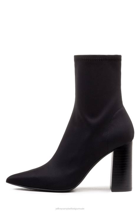 vrouwen Jeffrey Campbell sirene zwart neopreen V2LZ295 enkel laarzen