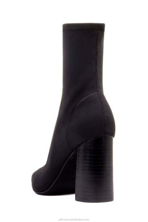 vrouwen Jeffrey Campbell sirene zwart neopreen V2LZ295 enkel laarzen