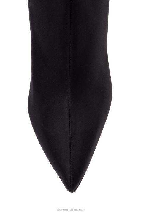 vrouwen Jeffrey Campbell sirene zwart neopreen V2LZ295 enkel laarzen