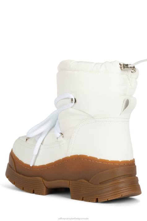 vrouwen Jeffrey Campbell slizzard wit V2LZ628 enkel laarzen