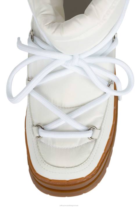 vrouwen Jeffrey Campbell slizzard wit V2LZ628 enkel laarzen