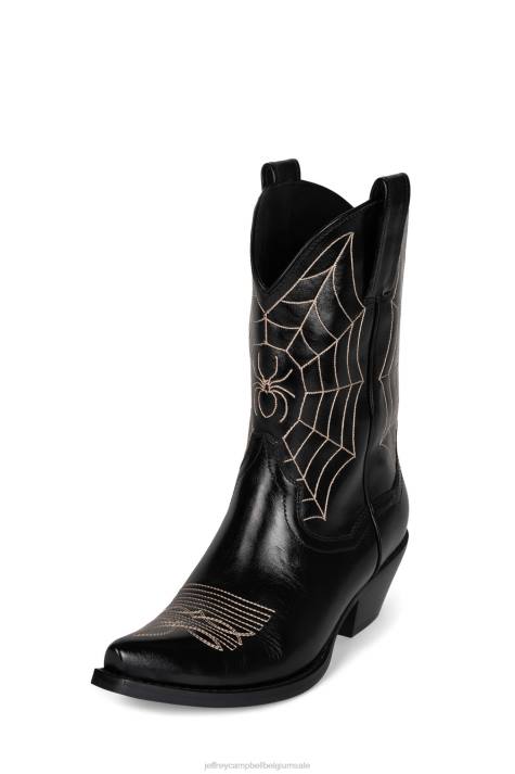 vrouwen Jeffrey Campbell spin-lo zwart V2LZ309 enkel laarzen