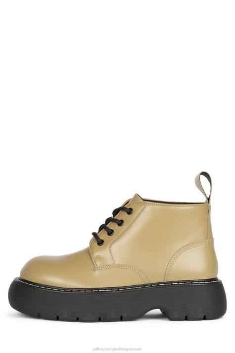 vrouwen Jeffrey Campbell spyware stoffig olijf zwart V2LZ456 enkel laarzen