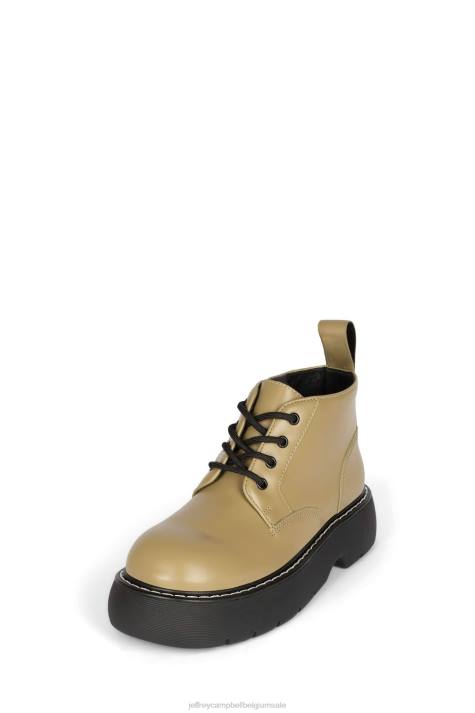 vrouwen Jeffrey Campbell spyware stoffig olijf zwart V2LZ456 enkel laarzen