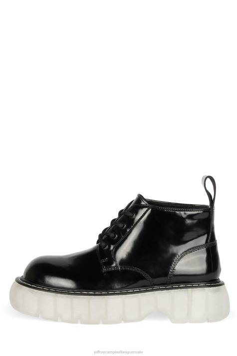 vrouwen Jeffrey Campbell spyware zwarte doos duidelijk V2LZ455 enkel laarzen