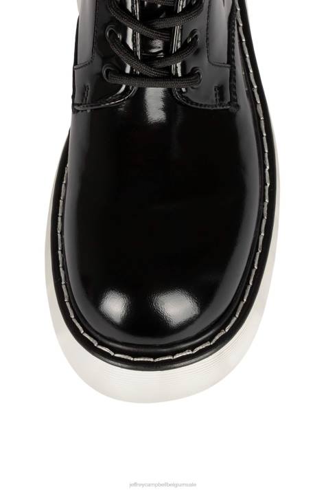 vrouwen Jeffrey Campbell spyware zwarte doos duidelijk V2LZ455 enkel laarzen