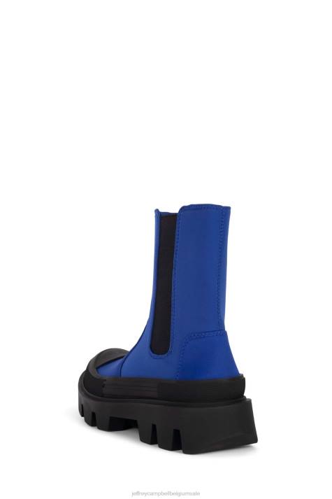 vrouwen Jeffrey Campbell stoere vent blauw V2LZ460 enkel laarzen