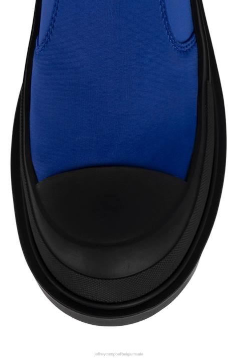 vrouwen Jeffrey Campbell stoere vent blauw V2LZ460 enkel laarzen