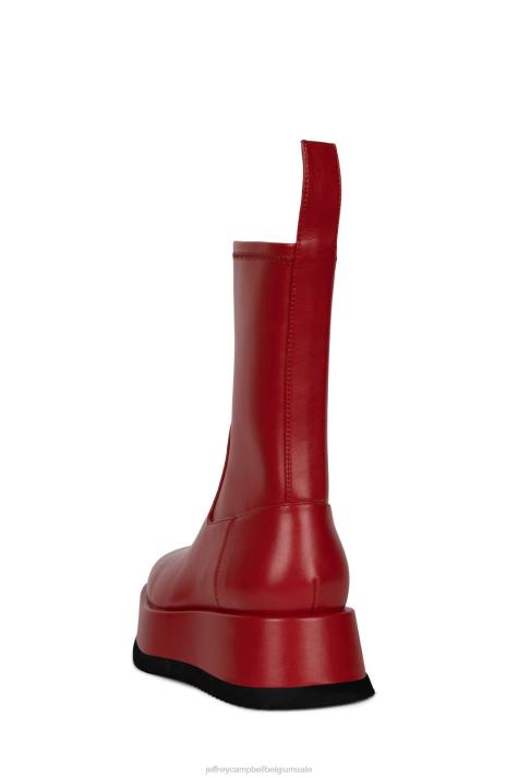 vrouwen Jeffrey Campbell synth rood V2LZ522 enkel laarzen