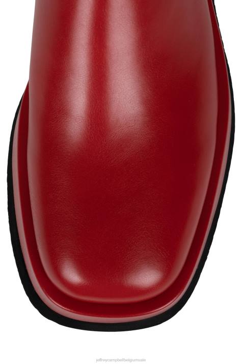 vrouwen Jeffrey Campbell synth rood V2LZ522 enkel laarzen