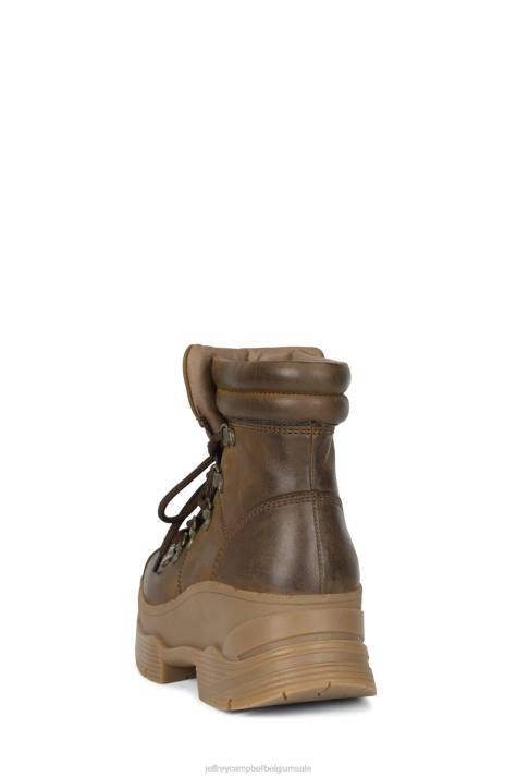 vrouwen Jeffrey Campbell trailin bruin V2LZ439 enkel laarzen