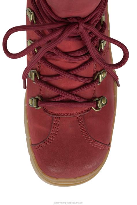 vrouwen Jeffrey Campbell trailin rood V2LZ438 enkel laarzen