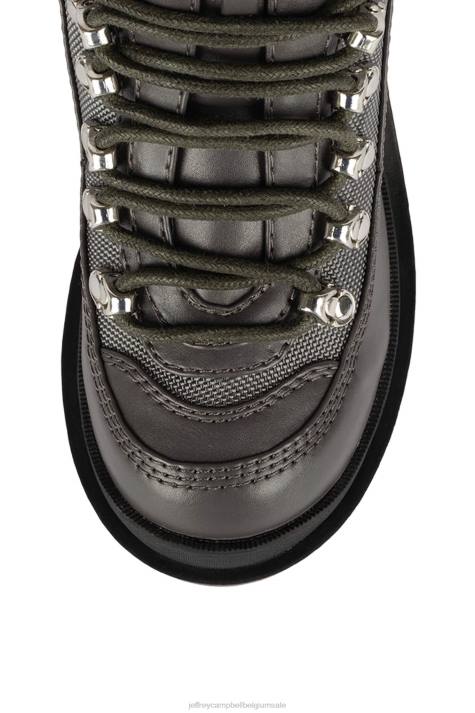vrouwen Jeffrey Campbell verkeersagressie donker grijs V2LZ449 enkel laarzen